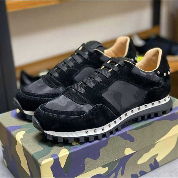 rivet camouflage casual shoe suede stud stylist shoes womens mens designer checkered studded flats mesh camo fashion trainers box size 36-46, Black
rivet camouflage casual shoe suede stud stylist shoes womens mens designer checkered studded flats mesh camo fashion trainers box size 36-46, Black
