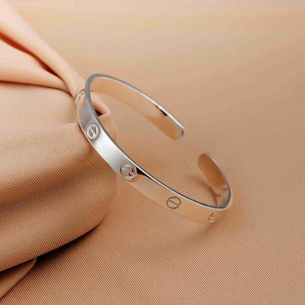 designer jewelry carti love bangle eternal bracelet for female minority design sense personalized light luxury silver style, Black
designer jewelry carti love bangle eternal bracelet for female minority design sense personalized light luxury silver style, Black