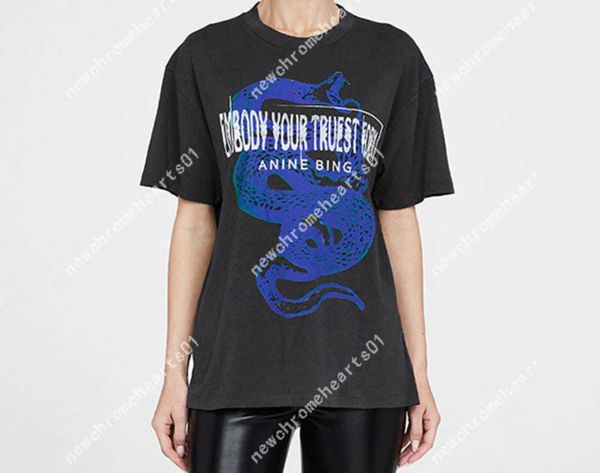 anine bing 23ss women designer t shirt letter printing summer cotton fashion short-sleeved tees, White
anine bing 23ss women designer t shirt letter printing summer cotton fashion short-sleeved tees, White