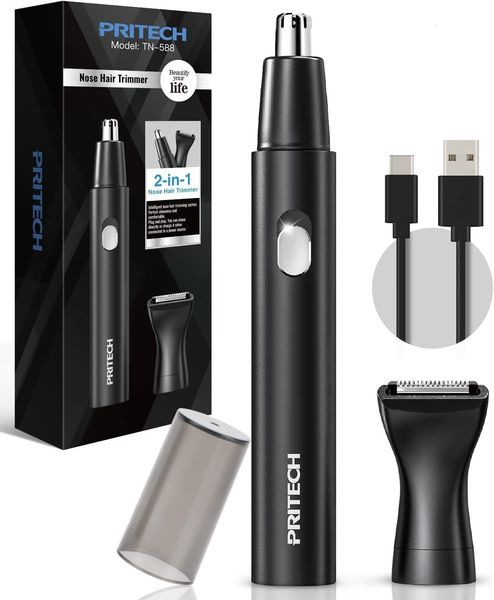clippers trimmers pritech usb rechargeable nose hair trimmer for men portable ear clipper travel painless shaver razor women epilator 230328
clippers trimmers pritech usb rechargeable nose hair trimmer for men portable ear clipper travel painless shaver razor women epilator 230328