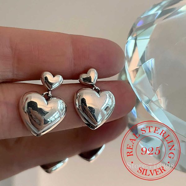 charm 925 sterling silver big heart drop earrings for women girls simple temperament fashion retro silver 925 jewelry aa230327, Golden
charm 925 sterling silver big heart drop earrings for women girls simple temperament fashion retro silver 925 jewelry aa230327, Golden