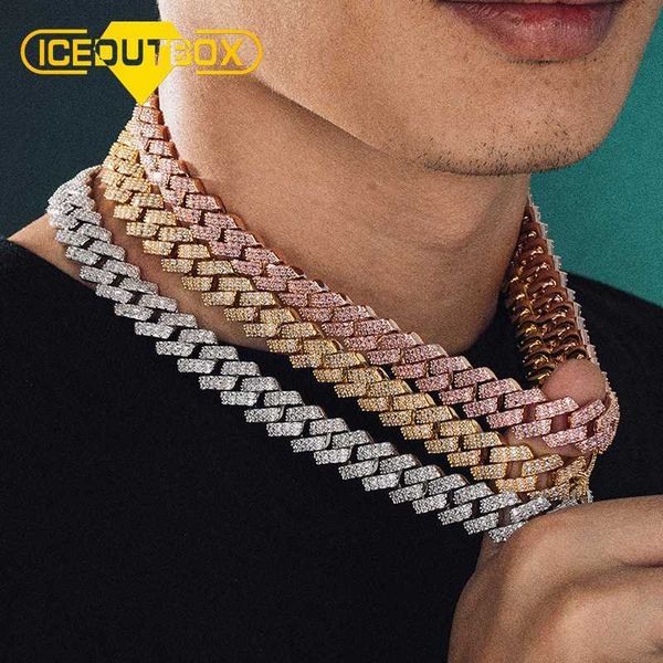 iced out cuban link chain white gold plated diamond necklace cz prong hip hop jewelry, Silver
iced out cuban link chain white gold plated diamond necklace cz prong hip hop jewelry, Silver