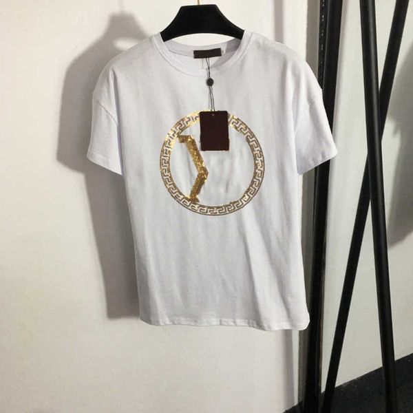 23ss tee womens t-shirt designer clothes women round neck pure cotton chest sequin monogram embroidery cotton short sleeve t-shirt women cl, White
23ss tee womens t-shirt designer clothes women round neck pure cotton chest sequin monogram embroidery cotton short sleeve t-shirt women cl, White