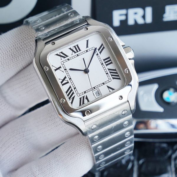8styles mens gold luxury watches automatic mens watch silver self-winding 40mm fashion square stainless steel metal strap casual watches mon, Slivery;brown
8styles mens gold luxury watches automatic mens watch silver self-winding 40mm fashion square stainless steel metal strap casual watches mon, Slivery;brown