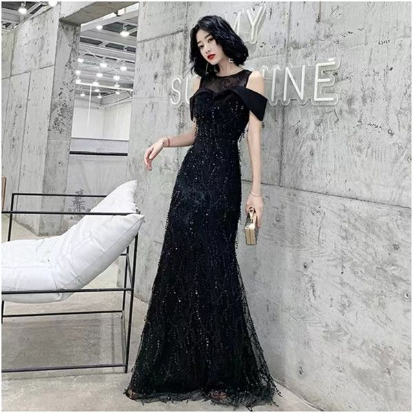 2023 fashion black sequins lace mermaid evening dresses sheer neck cap sleeves plus size formal prom party gowns for arabic women in stock, Black;red
2023 fashion black sequins lace mermaid evening dresses sheer neck cap sleeves plus size formal prom party gowns for arabic women in stock, Black;red