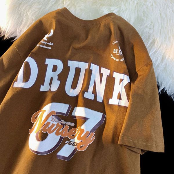 women's t-shirt summer european and american street style shortsleeved t shirts for men and women loose all match ins brand couple wear, White
women's t-shirt summer european and american street style shortsleeved t shirts for men and women loose all match ins brand couple wear, White