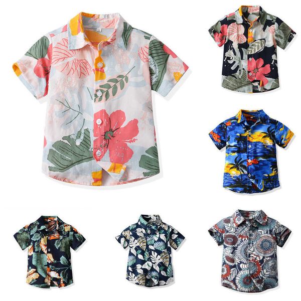 children's boys and shirt summer short sleeve flower polo cardigan 2023 baby versatile casual cotton new parent-child clothing, Blue
children's boys and shirt summer short sleeve flower polo cardigan 2023 baby versatile casual cotton new parent-child clothing, Blue