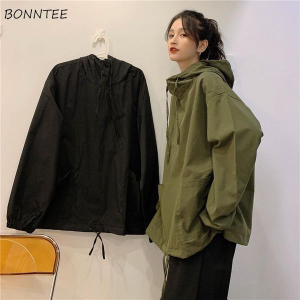 women's hoodies sweatshirts cargo remaja longgar muda keren streetwear kasual vintage gaya jepang malas bf retro pakaian mujer harajuku, Black
women's hoodies sweatshirts cargo remaja longgar muda keren streetwear kasual vintage gaya jepang malas bf retro pakaian mujer harajuku, Black