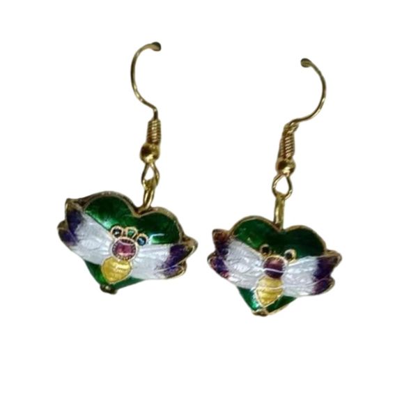 personalized cloisonne enamel heart bee charms earrings cute animal jewelry women accessories traditional handcraft honeybee gifts 10 pairs/, Golden
personalized cloisonne enamel heart bee charms earrings cute animal jewelry women accessories traditional handcraft honeybee gifts 10 pairs/, Golden