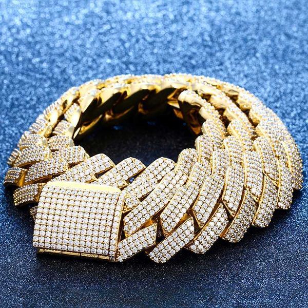 20mm gold plated cuban link chain hip hop rapper jewelry bling men necklace, Silver
20mm gold plated cuban link chain hip hop rapper jewelry bling men necklace, Silver
