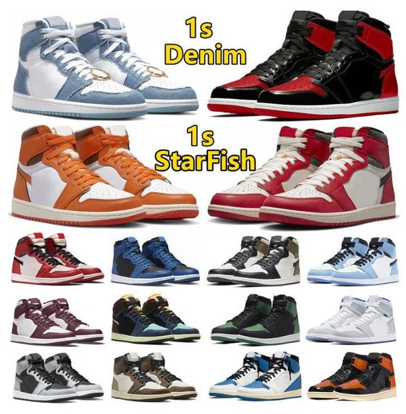 2023 jumpman 1 basketball shoes lost found denim 1s starfish patent bred unc toe mid space jam dark mocha reverse laney twist women mens tra
2023 jumpman 1 basketball shoes lost found denim 1s starfish patent bred unc toe mid space jam dark mocha reverse laney twist women mens tra