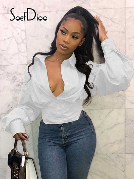 women's blouses shirts soefdioo solid lapel lantern sleeve blouses casual button up shirt spring 2022 women workwear streetwear y2303, White
women's blouses shirts soefdioo solid lapel lantern sleeve blouses casual button up shirt spring 2022 women workwear streetwear y2303, White