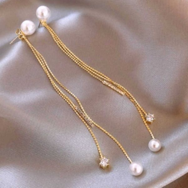 charm exquisite 2022 trendy long tassel imitation pearl earrings for women fashion girl party bohemian jewelry wholesale accessories aa23032, Golden
charm exquisite 2022 trendy long tassel imitation pearl earrings for women fashion girl party bohemian jewelry wholesale accessories aa23032, Golden