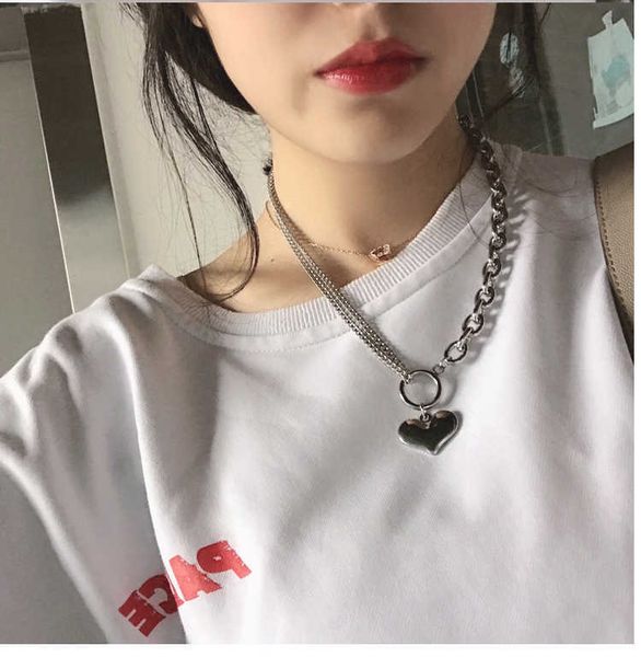 pendant necklaces cool love heart cross punk rock chain adjustable necklace long chain alloy stainless metal line for women jewelry party p2, Silver
pendant necklaces cool love heart cross punk rock chain adjustable necklace long chain alloy stainless metal line for women jewelry party p2, Silver