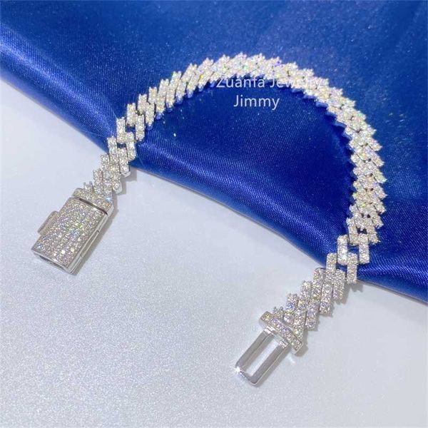 buss down stylish hiphop 925 sterling silver hand prong setting iced out d moissanite diamond cuban link chain bracelet
buss down stylish hiphop 925 sterling silver hand prong setting iced out d moissanite diamond cuban link chain bracelet
