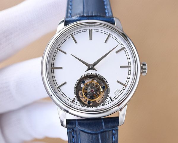 men's watch 42mm tourbillon watch fully automatic mechanical movement imported cowhide band 316 precision steel case sapphire pt950 dia, Slivery;brown
men's watch 42mm tourbillon watch fully automatic mechanical movement imported cowhide band 316 precision steel case sapphire pt950 dia, Slivery;brown