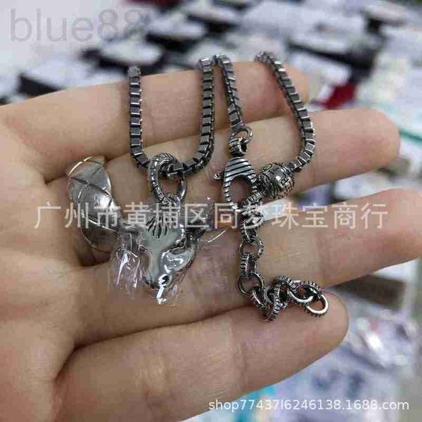 strands, strings designer sterling silver 925 cowhead necklace wang yibo same style thai pendant for men and women couples 4sll, Black
strands, strings designer sterling silver 925 cowhead necklace wang yibo same style thai pendant for men and women couples 4sll, Black