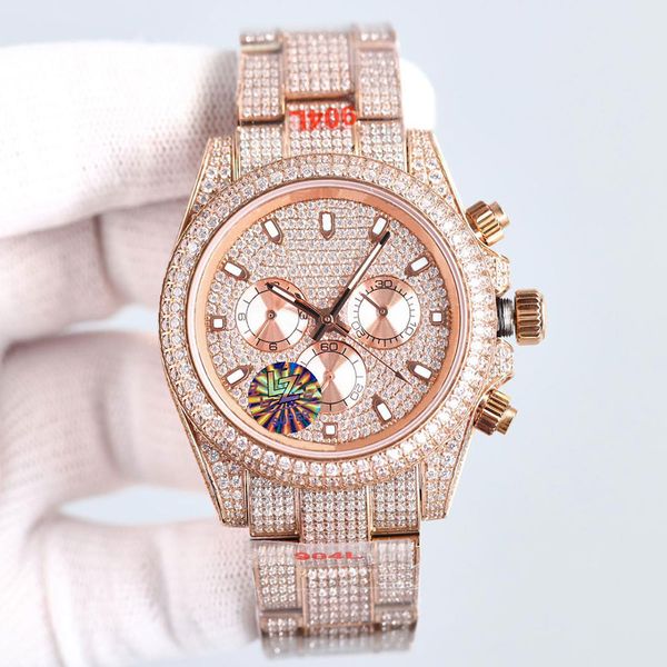 full diamond watch mens automatic mechanical watches 41mm with diamond-studded steel bracelet sapphire waterproof business women wristwatche, Slivery;brown
full diamond watch mens automatic mechanical watches 41mm with diamond-studded steel bracelet sapphire waterproof business women wristwatche, Slivery;brown