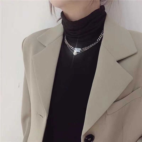 pendant necklaces 2020 new vintage exaggeration simple punk hip hop metal multi-layer pearl necklace for women girls party jewelry gifts p23, Silver
pendant necklaces 2020 new vintage exaggeration simple punk hip hop metal multi-layer pearl necklace for women girls party jewelry gifts p23, Silver