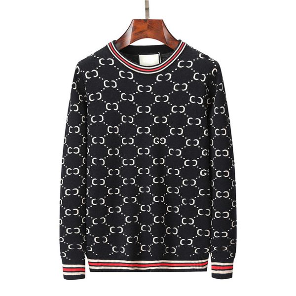 brand crew neck designer sweater men's women's classic letters casual napped men autumn and winter warm sweaters soft knitted pull, White;black
brand crew neck designer sweater men's women's classic letters casual napped men autumn and winter warm sweaters soft knitted pull, White;black