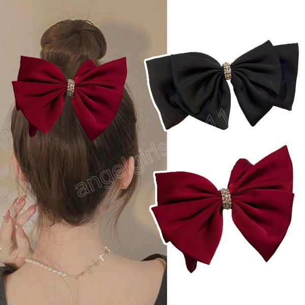 korean satin double-layer large bowknot headwear clip hairpin female autumn winter temperament back head clip hair accessororie, Slivery;white
korean satin double-layer large bowknot headwear clip hairpin female autumn winter temperament back head clip hair accessororie, Slivery;white