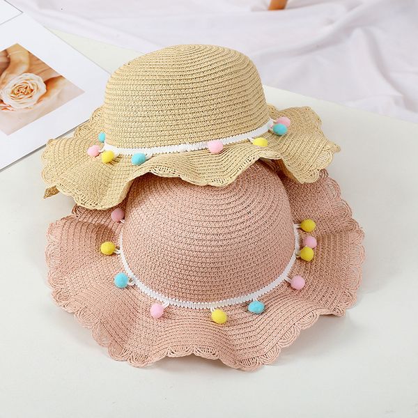 caps hats girl hat summer cap breathable straw hats colorful ball sweet princess hat seaside with bag kids hats 2 to 7 years old 230328, Yellow
caps hats girl hat summer cap breathable straw hats colorful ball sweet princess hat seaside with bag kids hats 2 to 7 years old 230328, Yellow