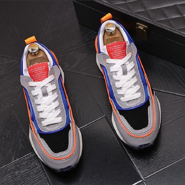 new arrival men's color mix patchwork causal shoes thick bottom flats walking loafers sports sneakers zapatillas hombre footwear d2h3, Black
new arrival men's color mix patchwork causal shoes thick bottom flats walking loafers sports sneakers zapatillas hombre footwear d2h3, Black