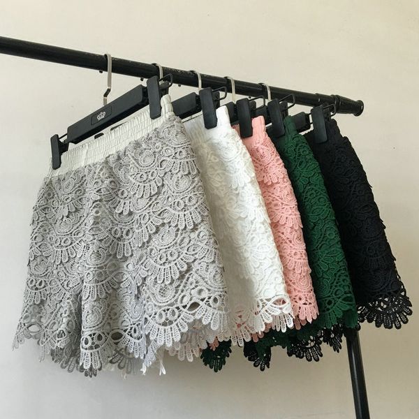 women's shorts 8 colors hollow lace shorts women pants summer black shorts feminino women short beach elastic high waist shorts re2425, White;black
women's shorts 8 colors hollow lace shorts women pants summer black shorts feminino women short beach elastic high waist shorts re2425, White;black