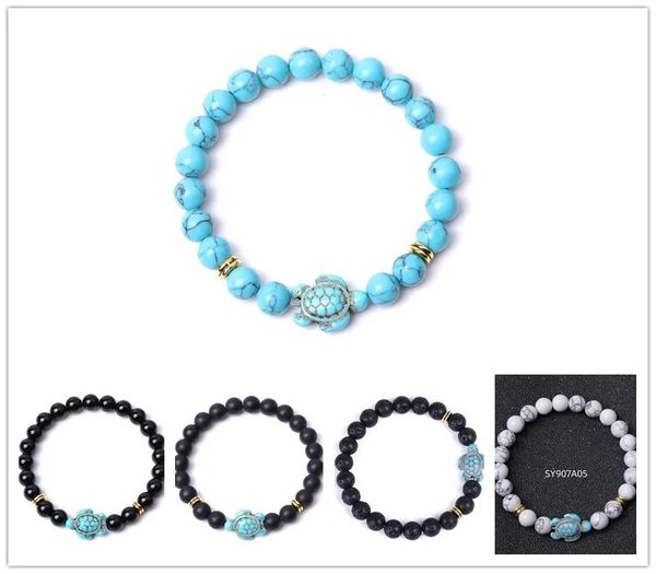 summer style tortoise charms beaded strand bracelets classic 8mm turquoise stone elastic friendship bracelet beach for women men jewelry, Black
summer style tortoise charms beaded strand bracelets classic 8mm turquoise stone elastic friendship bracelet beach for women men jewelry, Black