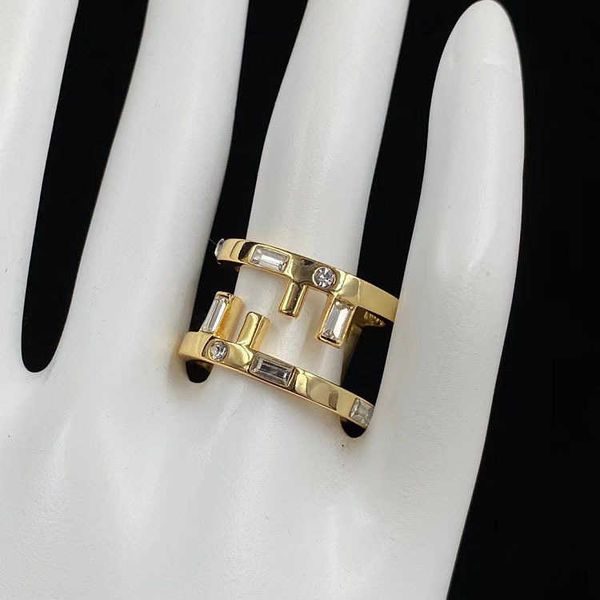 new f letter water diamond adjustable opening hand brass material small design ring, Silver
new f letter water diamond adjustable opening hand brass material small design ring, Silver