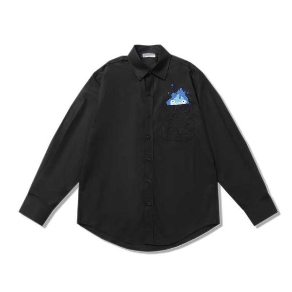 correct and high version luojia's new hal castle co branded flame embroidery doll shirt couple style, Gray
correct and high version luojia's new hal castle co branded flame embroidery doll shirt couple style, Gray