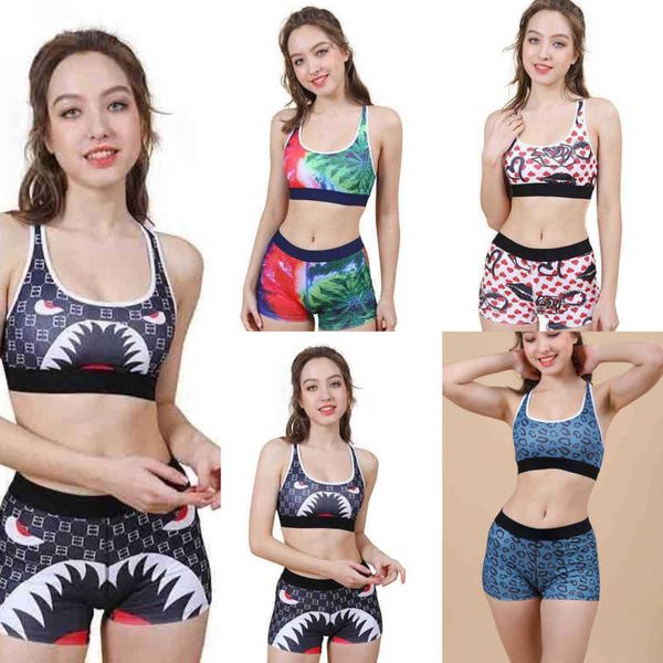 new womens tracksuits ladies quick drying vest shorts two piece set sports fitness suit designer print letter camouflage, Gray
new womens tracksuits ladies quick drying vest shorts two piece set sports fitness suit designer print letter camouflage, Gray
