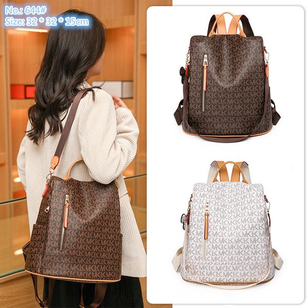 Sales factory shoulder bag 2 colors outdoor travel sports fitness leather backpack light fashion printed handbag anti-theft wear letters leisure backpacks 644#, Beige
Sales factory shoulder bag 2 colors outdoor travel sports fitness leather backpack light fashion printed handbag anti-theft wear letters leisure backpacks 644#, Beige