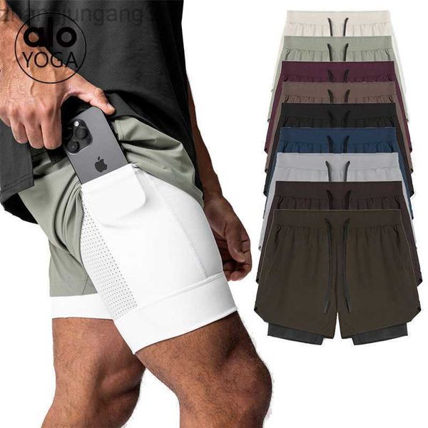 leggings shorts designer alos yoga summer men's running light resistant casual quick dry double layer sports fitness training shorts, White;black
leggings shorts designer alos yoga summer men's running light resistant casual quick dry double layer sports fitness training shorts, White;black