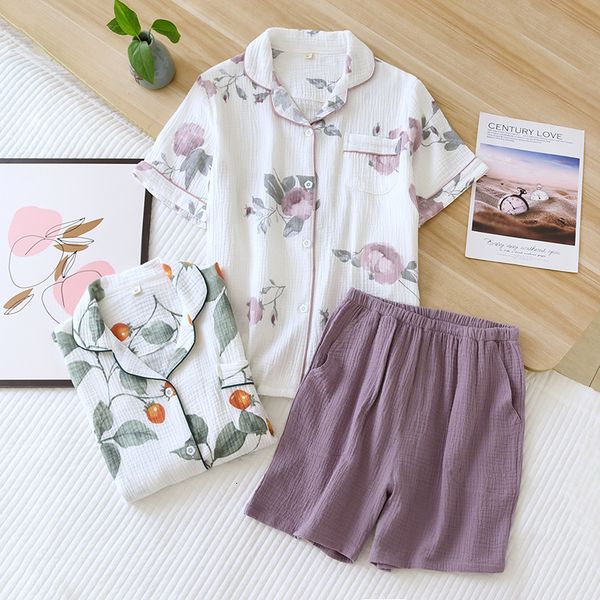 women's sleepwear japanese summer ladies cotton crepe short sleeve shorts pajamas suit cute contrast rose thin section home service sui, Black;red
women's sleepwear japanese summer ladies cotton crepe short sleeve shorts pajamas suit cute contrast rose thin section home service sui, Black;red