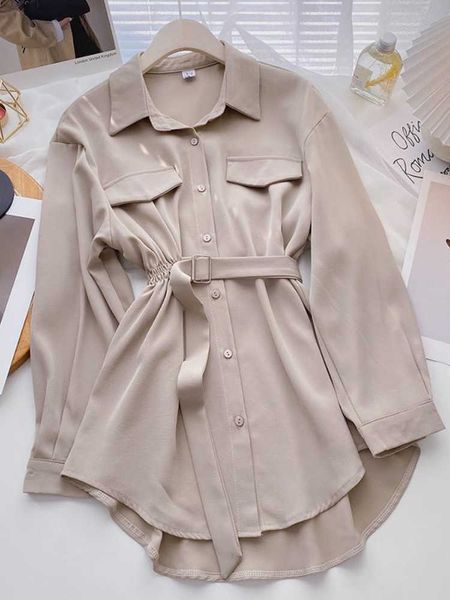 women's blouses shirts blouse women long-sleeved shirt feminine slimming mid-length spring and summer new design sense lace-up solid co, White
women's blouses shirts blouse women long-sleeved shirt feminine slimming mid-length spring and summer new design sense lace-up solid co, White