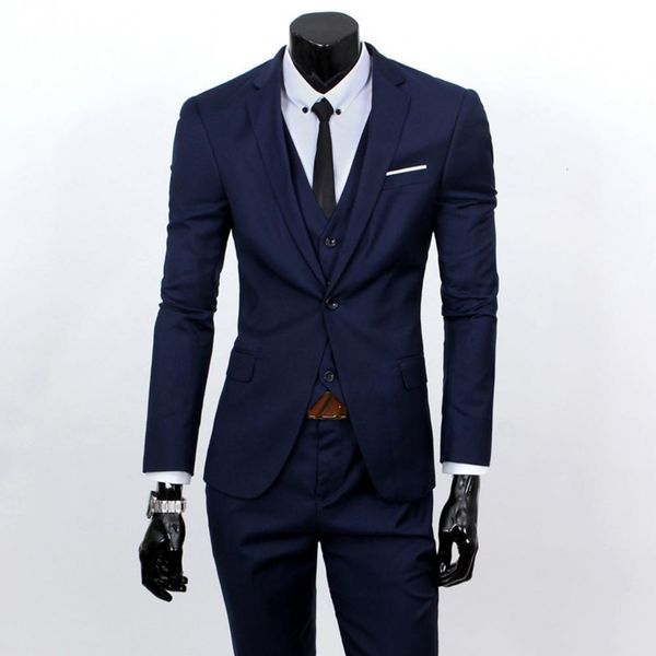 men's suits blazers men business suit 3 piece blazer sets waistcoat pants set turn-down collar zipper pockets men wedding suit conjunto, White;black
men's suits blazers men business suit 3 piece blazer sets waistcoat pants set turn-down collar zipper pockets men wedding suit conjunto, White;black