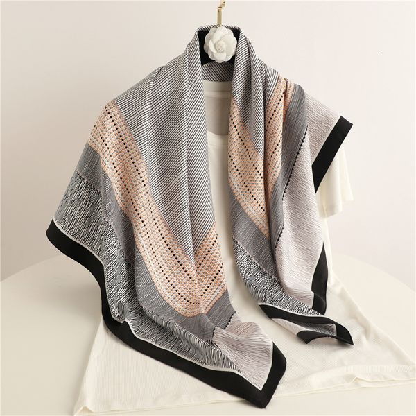 scarves twill headscarf for women print solid 9090cm square scarf hijab bandana female neckerchief hand shawl wraps echarpe 230328, Blue;gray
scarves twill headscarf for women print solid 9090cm square scarf hijab bandana female neckerchief hand shawl wraps echarpe 230328, Blue;gray