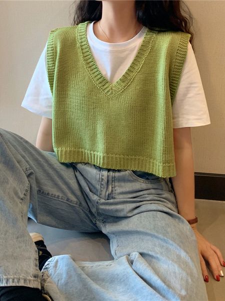 women's vests goplus women v-neck knitted vest spring autumn sweater vests short female casual sleeveless twist knit pullovers c9510 23, Black;white
women's vests goplus women v-neck knitted vest spring autumn sweater vests short female casual sleeveless twist knit pullovers c9510 23, Black;white