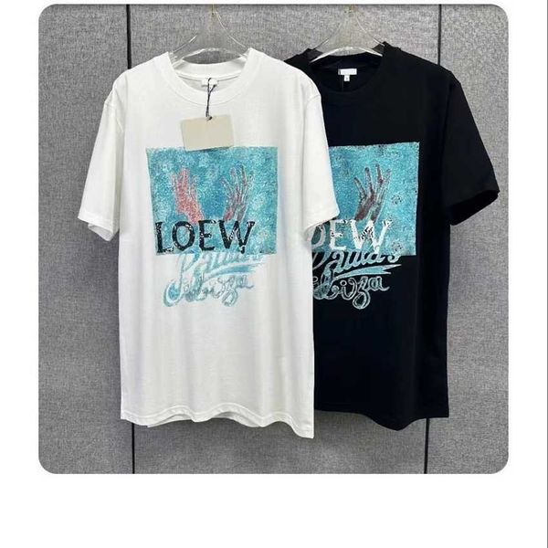 high edition lo * luo jia's 23 year summer new line couple style loose cotton letter print short sleeve korean t-shirt fashion, Black
high edition lo * luo jia's 23 year summer new line couple style loose cotton letter print short sleeve korean t-shirt fashion, Black
