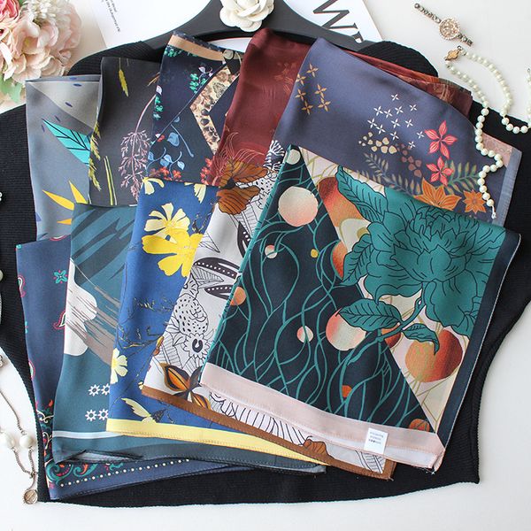 small square scarf silk scarf women's autumn and winter temperament versatile professional size dandelion, camellia, ear of wheat, forg, Blue;gray
small square scarf silk scarf women's autumn and winter temperament versatile professional size dandelion, camellia, ear of wheat, forg, Blue;gray