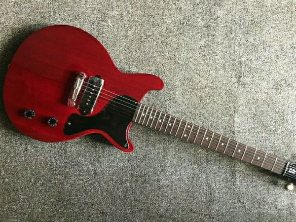 classic 1957 lp junior single cut red aged light electric guitar,single p90 pickups
classic 1957 lp junior single cut red aged light electric guitar,single p90 pickups