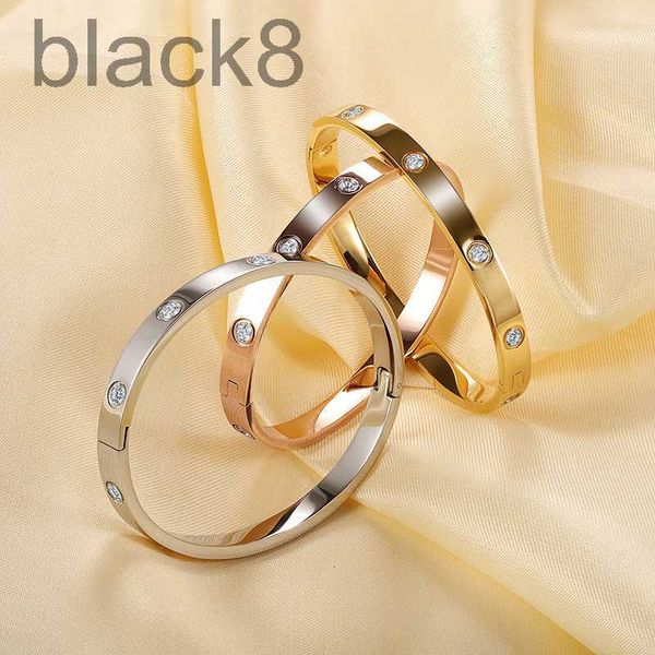 bangle designer fashion couple ten diamond bracelet star full jewelry stainless steel speu, Black
bangle designer fashion couple ten diamond bracelet star full jewelry stainless steel speu, Black