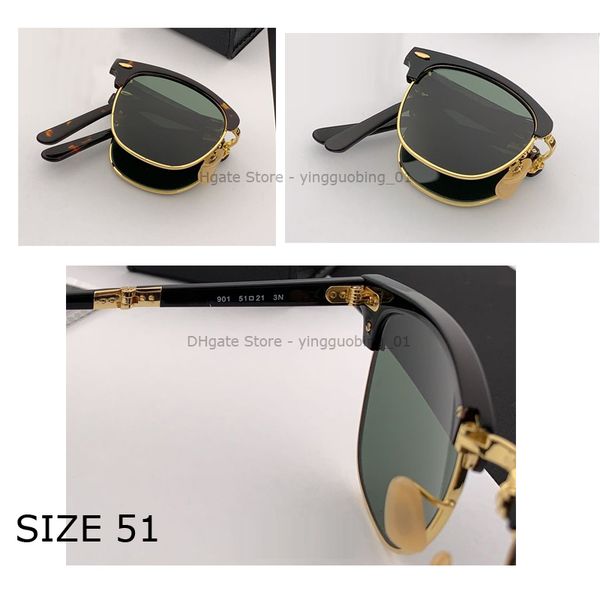 wholesale sunglass 51mm uv400 folding real glass lens sunglasses foldable club brand designer master sun glasses for women men uv protection, White;black
wholesale sunglass 51mm uv400 folding real glass lens sunglasses foldable club brand designer master sun glasses for women men uv protection, White;black