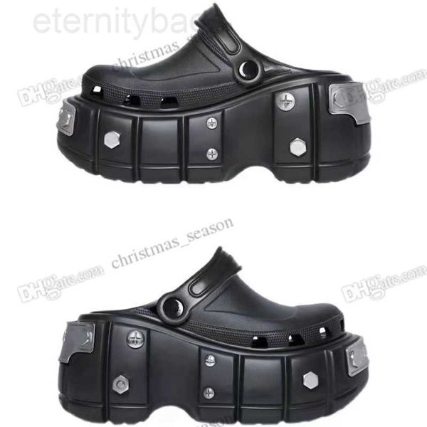 b style slippers punk men women triple s flip flops hardcroc beach pool slides sandals rubber rivet slide casual shoes water walker, Black
b style slippers punk men women triple s flip flops hardcroc beach pool slides sandals rubber rivet slide casual shoes water walker, Black