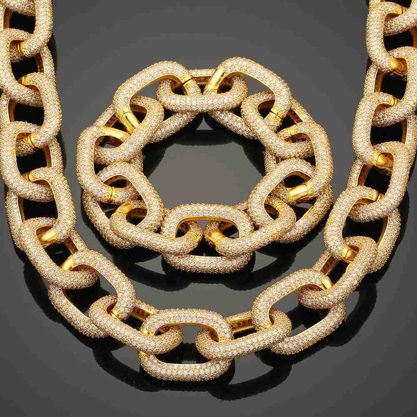 hip hop jewelry 22mm gold plated brass micro pave 5a cz diamond iced out cuban link bracelet chain for men, Silver
hip hop jewelry 22mm gold plated brass micro pave 5a cz diamond iced out cuban link bracelet chain for men, Silver