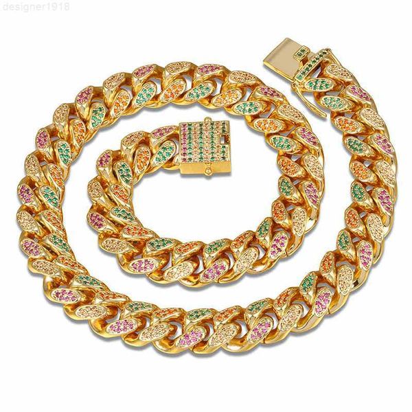 most popular multicolor cuban link chain iced out cz stone stainless steel necklace men hip hop jewelry 2019 newest, Silver
most popular multicolor cuban link chain iced out cz stone stainless steel necklace men hip hop jewelry 2019 newest, Silver