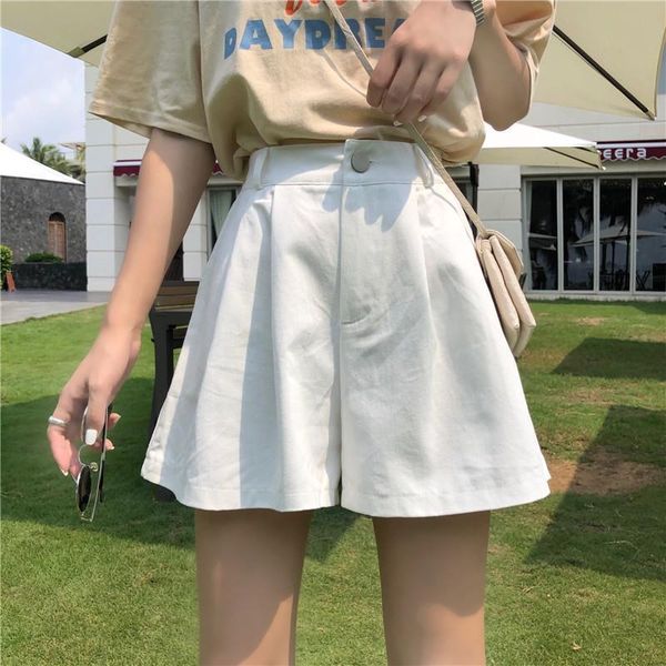 women's shorts summer women's shorts straight korean harajuku version loose high-waisted wide-leg pants slim students all-match ca, White;black
women's shorts summer women's shorts straight korean harajuku version loose high-waisted wide-leg pants slim students all-match ca, White;black