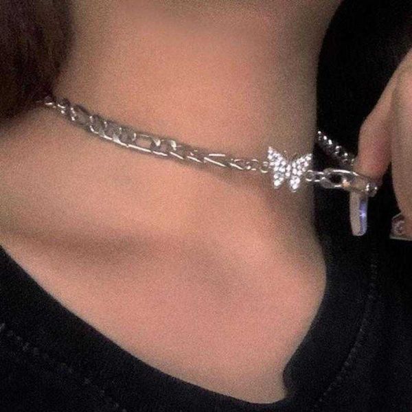 pendant necklaces fashion butterfly crystal chain necklace for women choker necklace rhinestone jewelry pendant collier wedding gift p230327, Silver
pendant necklaces fashion butterfly crystal chain necklace for women choker necklace rhinestone jewelry pendant collier wedding gift p230327, Silver