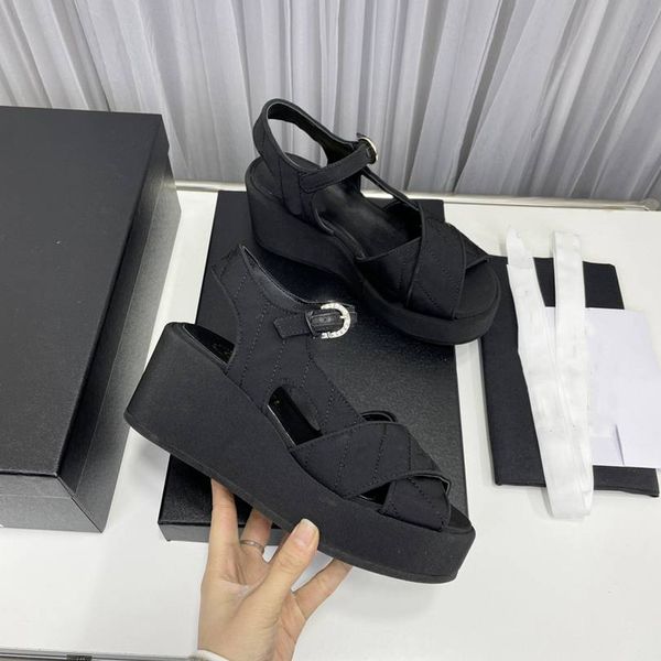 designer women's sandals party fashion leather dance shoes new high heels women's wedding channel metal belt buckle women sandals, Black
designer women's sandals party fashion leather dance shoes new high heels women's wedding channel metal belt buckle women sandals, Black